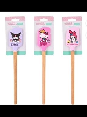 Sanrio Hello Kitty & Friends Pink Silicone Spatula - Hello Kitty 3 Pc Set